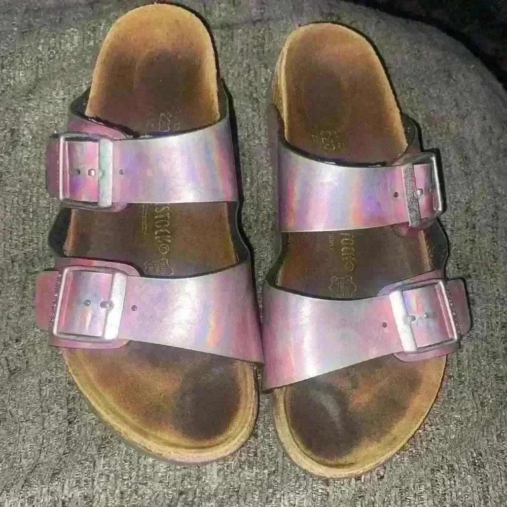 Birkenstock sandals kids 3y metallic‎ pink